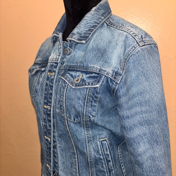 Anthropologie Classic Blue Jean Jacket - Picture 4 of 7